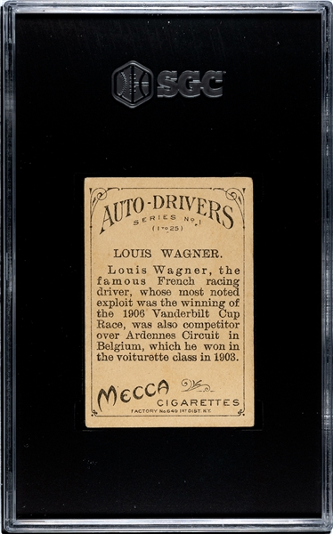 T36 Mecca Auto Drivers Louis Wagner SGC4 VG-EX