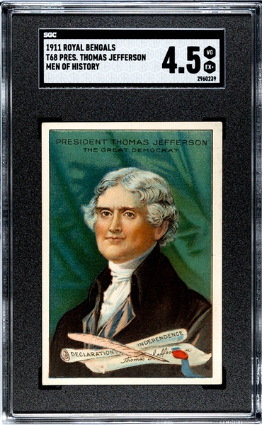 T68 Royal Bengals Men of History Thomas Jefferson SGC4.5 VGEX+