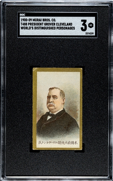 T488 Murai Brothers World's Distinguished Personages Grover Cleveland SGC3 VG