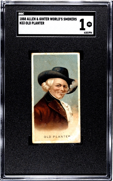 N33 Allen & Ginter World's Smokers Old Planter SGC1