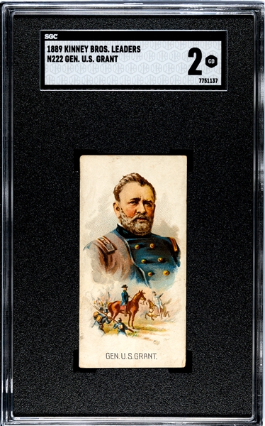 N222 Kinney Leaders Gen. U.S. Grant (Narrow Version) SGC2 Good