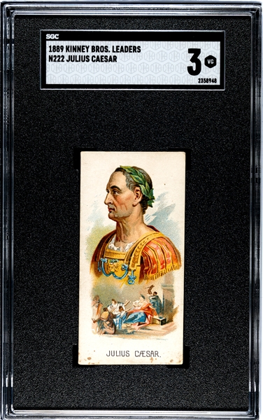 N222 Kinney Leaders Julius Caesar (Narrow Version) SGC3 VG