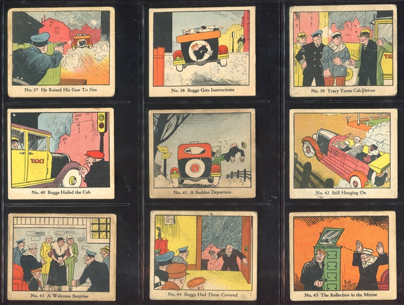 R41 Walter Johnson Candy Dick Tracy Complete Set of (144) Cards