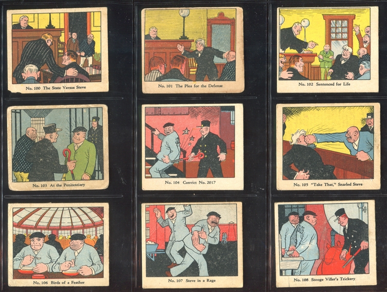 R41 Walter Johnson Candy Dick Tracy Complete Set of (144) Cards