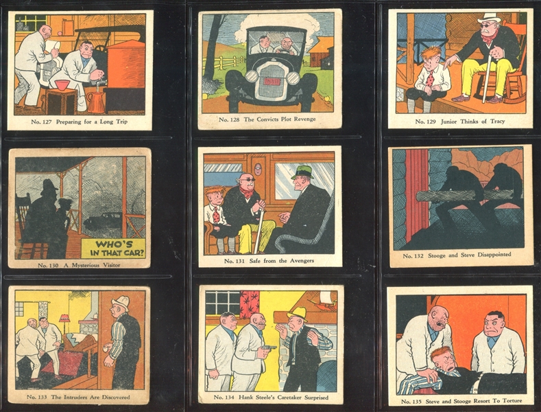 R41 Walter Johnson Candy Dick Tracy Complete Set of (144) Cards