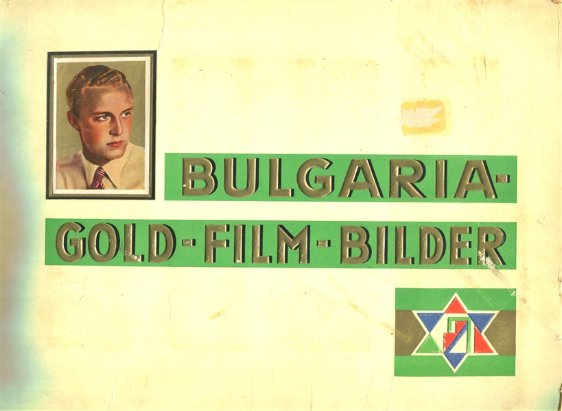 1930's Bulgaria Dresden Gold Film Pictures Movie Stars Complete set of (180) in Original Album