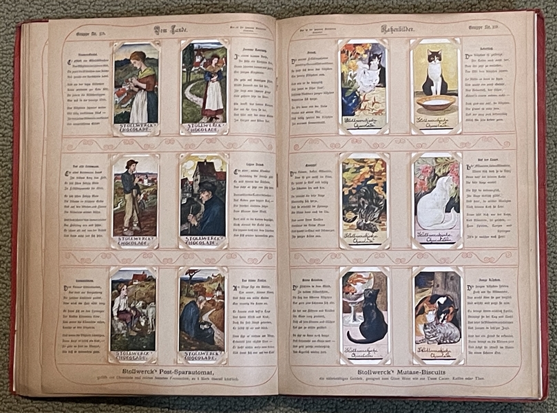 1899 Stollwerck Album 3 Complete with (360) Cards with DaVinci, Michaelangelo and Many More