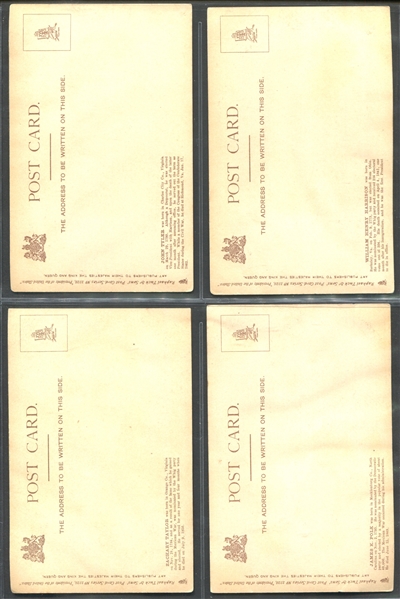 1905 Tucks Postcards Presidents Set of (25) With Washington, Lincoln, Jefferson, Grant and Roosevelt