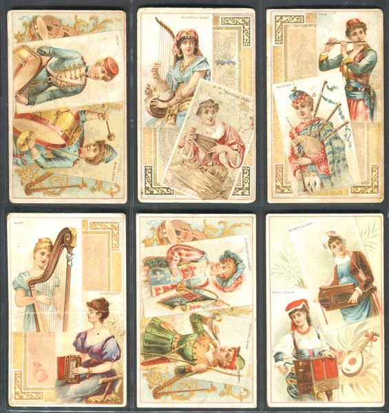 N121 Duke Honest Long Cut Musical Instruments of the World Complete Set of (25) Cards