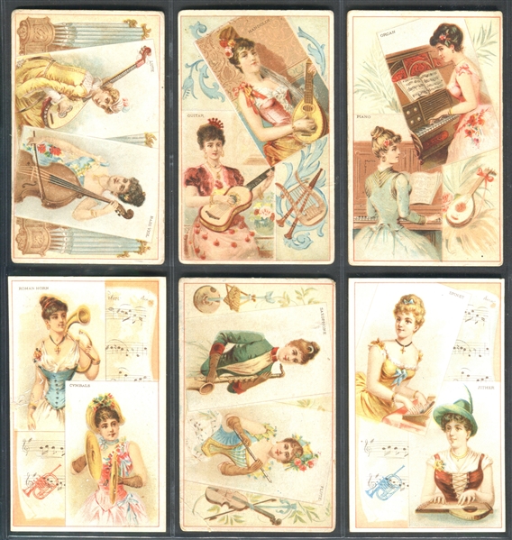 N121 Duke Honest Long Cut Musical Instruments of the World Complete Set of (25) Cards