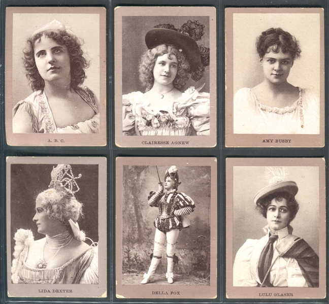 N541 U.S. Tobacco Actresses Partial Set of (15/25) Cards