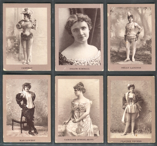 N541 U.S. Tobacco Actresses Partial Set of (15/25) Cards