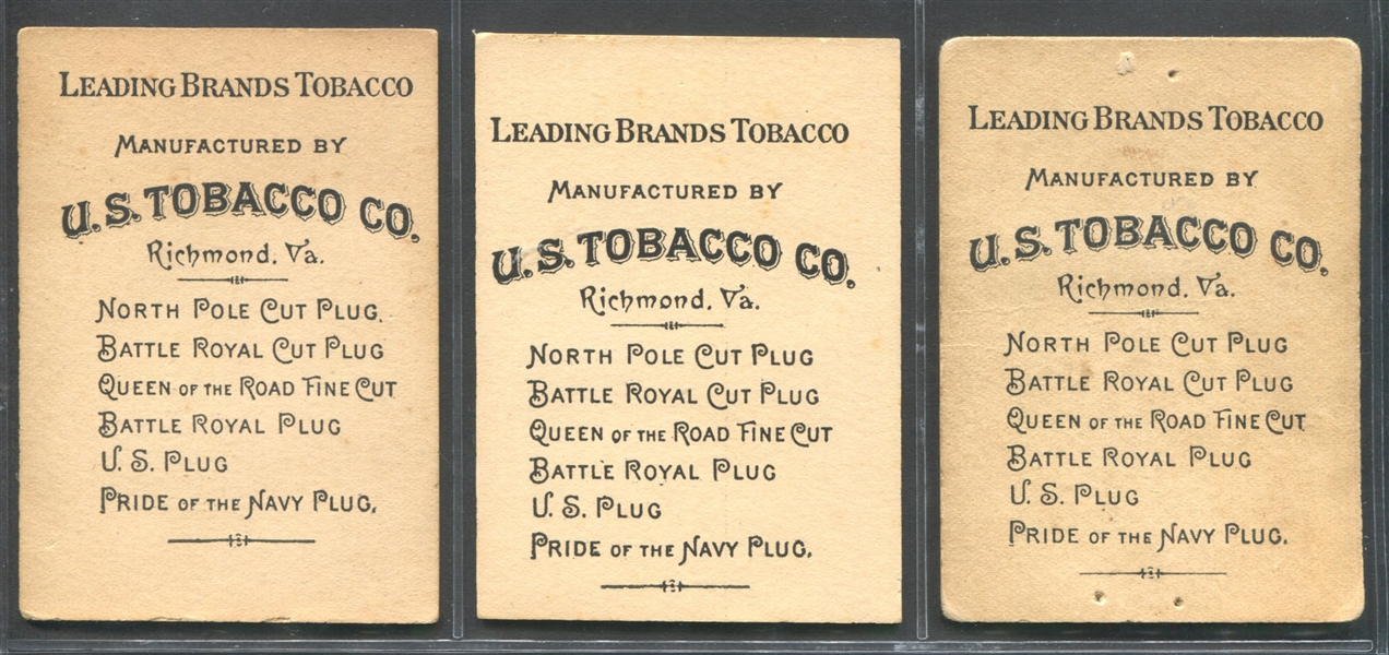 N541 U.S. Tobacco Actresses Partial Set of (15/25) Cards