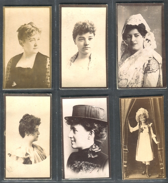 N668 Unknown Manufacturers Actresses Lot of (50) Different