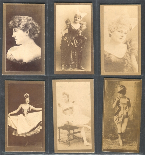 N668 Unknown Manufacturers Actresses Lot of (50) Different