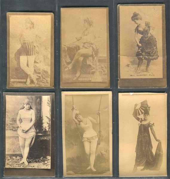 N668 Unknown Manufacturers Actresses Lot of (50) Different