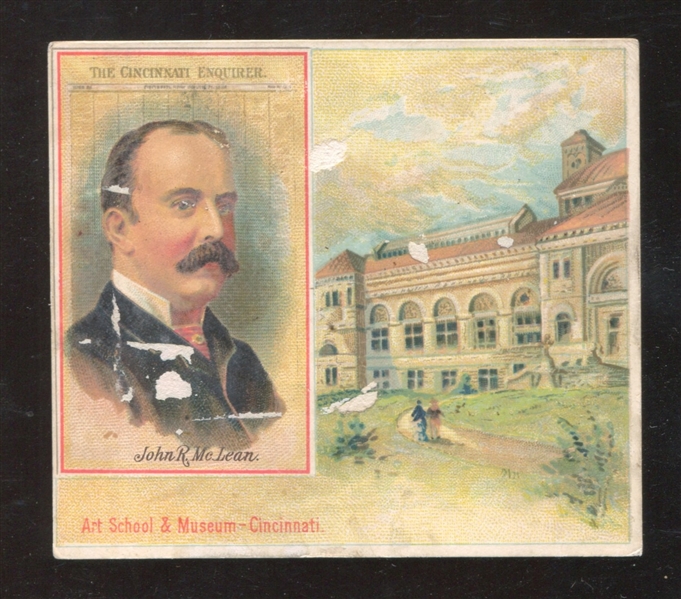 N35 Allen & Ginter American Editors Lot of (5) Cards With BVG-Graded