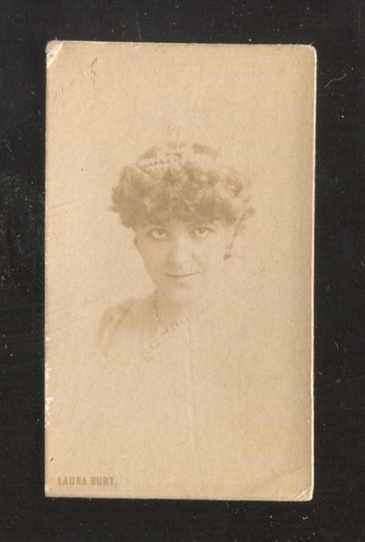 N246 Kinney Sporting Extra Actresses (Small Format) Type Card - Laura Burt