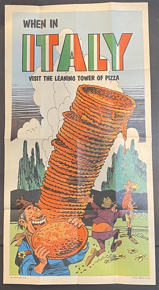 1967 Topps Funny Travel Posters #10 When in Italy