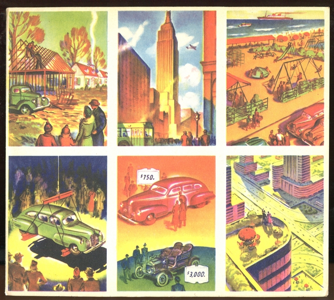 F213-8I Coca Cola Our America : Steel Complete (20) Card Set on Uncut Sheet