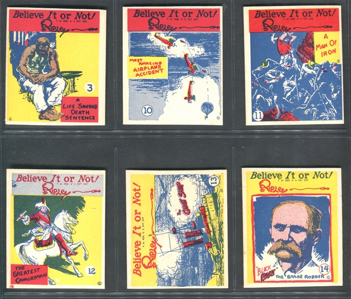 R21 Wolverine Gum Believe it or Not Lot of (12) Cards