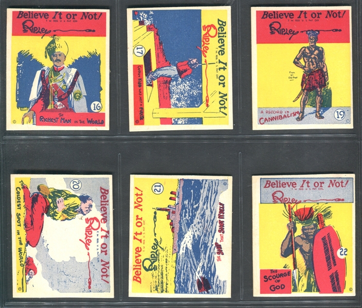 R21 Wolverine Gum Believe it or Not Lot of (12) Cards