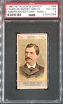 N1 Allen & Ginter American Editors #46 Charles Emory Smith PSA4 VGEX