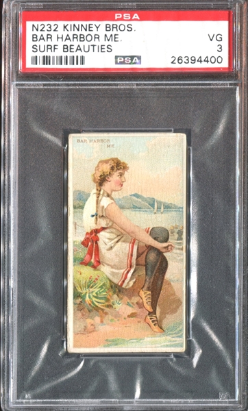 N232 Kinney Bros Surf Beauties Bar Harbor Me. PSA3 VG