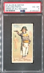 N3 Allen & Ginter Arms of All Nations Dueling Pistol PSA4 VGEX