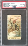 N3 Allen & Ginter Arms of All Nations Harpoon PSA4 VGEX