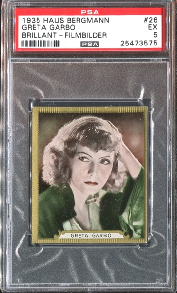 1935 Haus Bergmann Brillant-Filmbilder #26 Greta Garbo PSA5 EX