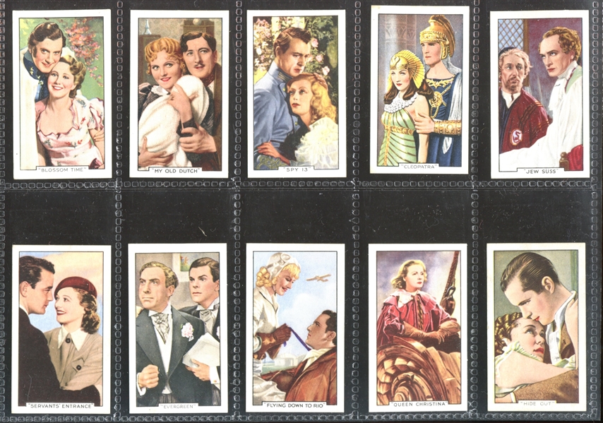 1935 Gallaher Shots from Famous Films Complete Set of (48) Cards