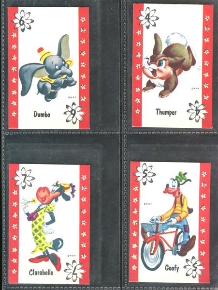 1950's/1960's Walt Disney Stars Lot of (11) Cards - Possible Set?