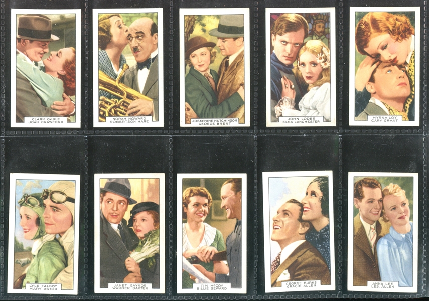 1935 Gallaher Film Partners Complete Set of (48) Cards