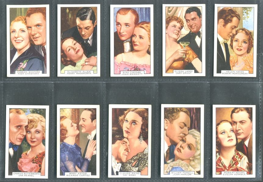 1935 Gallaher Film Partners Complete Set of (48) Cards