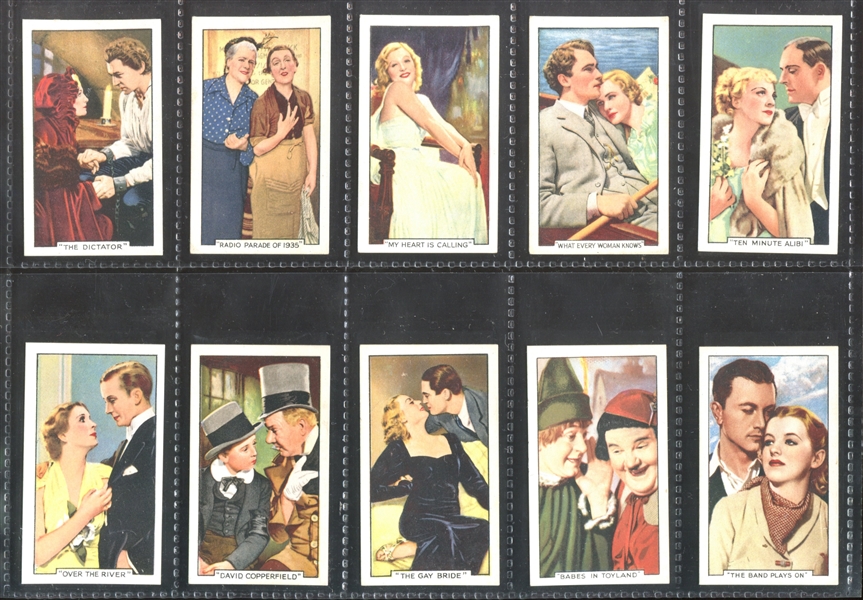 1935 Gallaher Famous Film Scenes Complete Set of (48) Cards