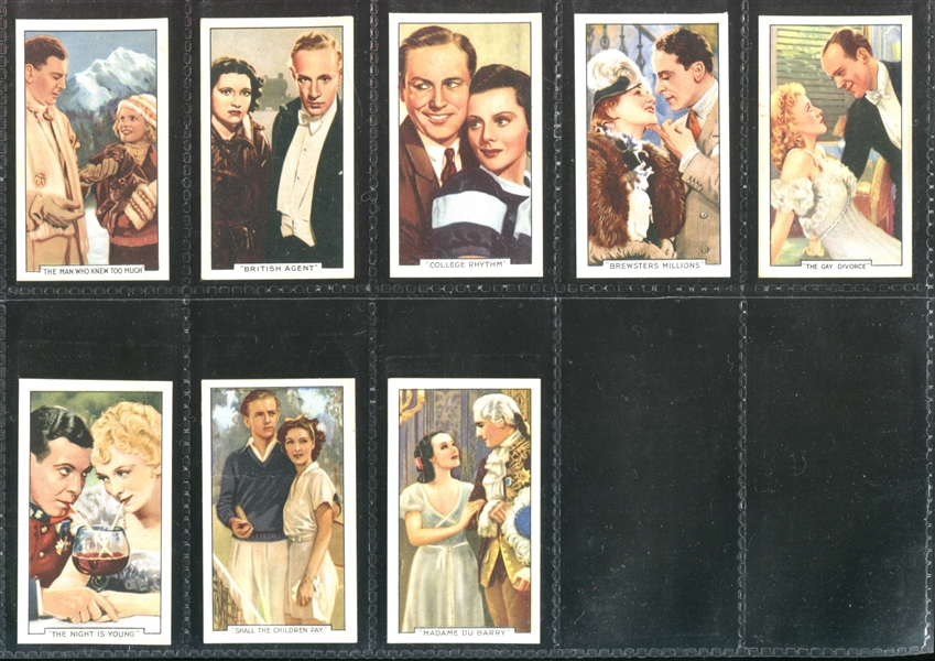 1935 Gallaher Famous Film Scenes Complete Set of (48) Cards