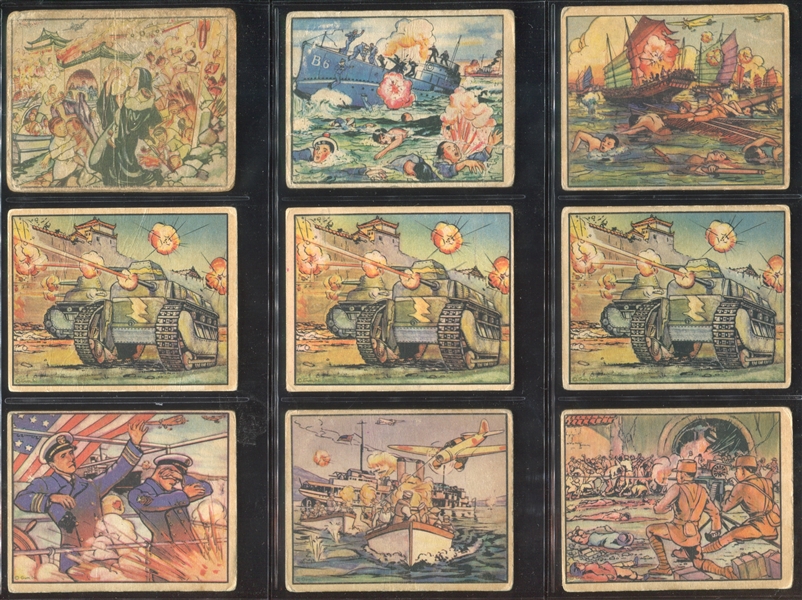 R69 Gum Inc Horrors of War Lot of (146) Cards with (11) High Numbers