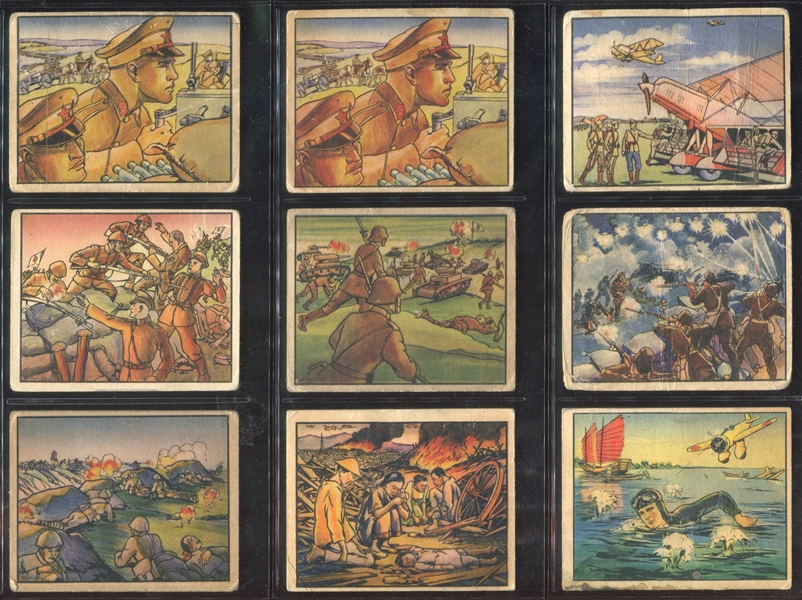 R69 Gum Inc Horrors of War Lot of (146) Cards with (11) High Numbers