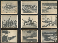 R165 Gum Inc War News Pictures Near Complete Set of (132/144) Cards