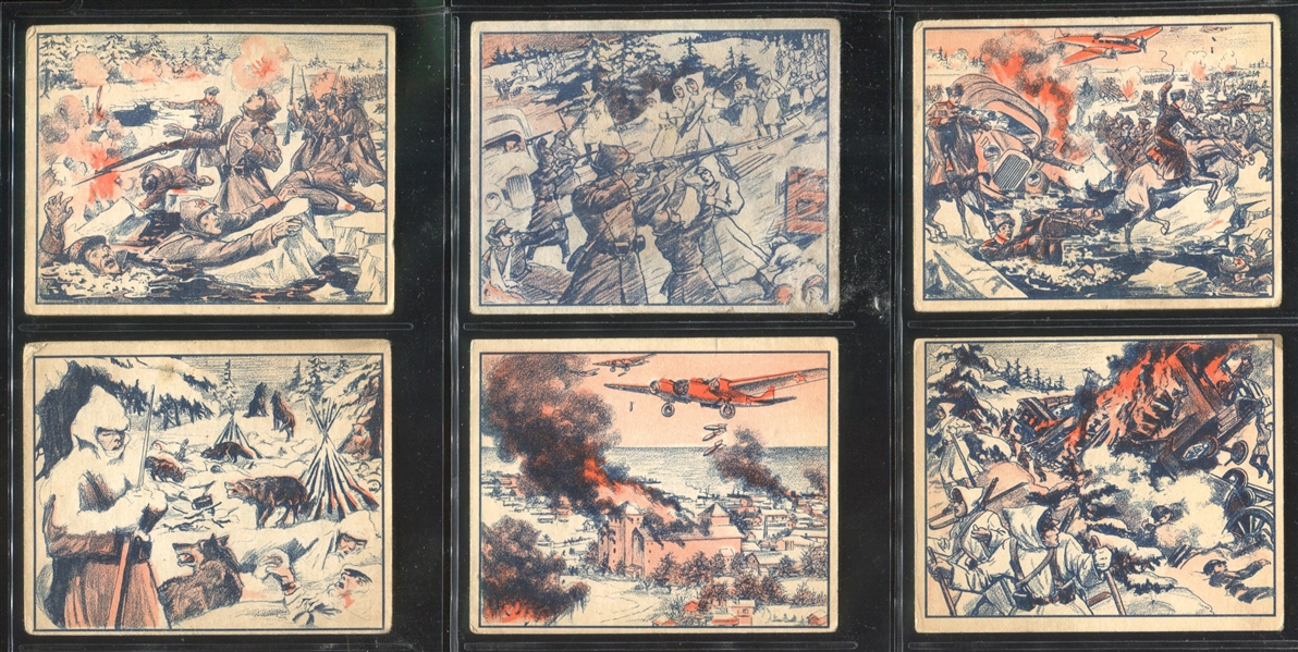 R165 Gum Inc War News Pictures Near Complete Set of (132/144) Cards