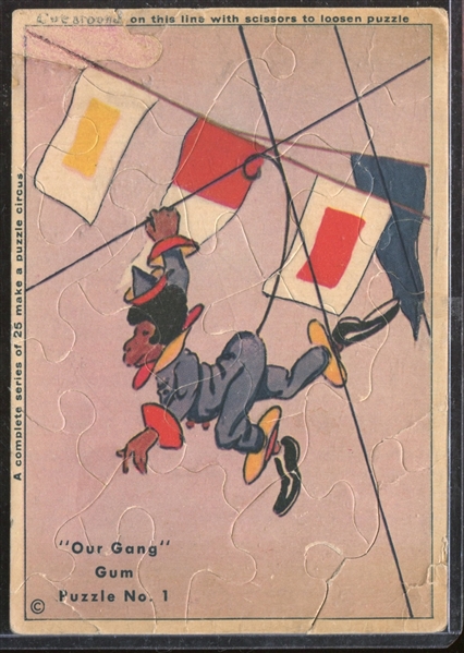 R194 Goudey Our Gang Puzzle Type Card #1