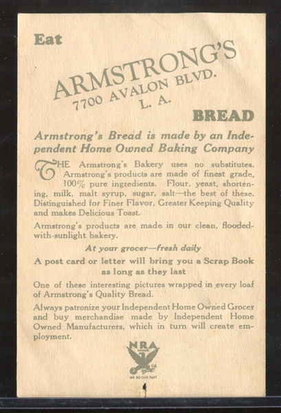 D97-2 Armstrong's Bread Mickey Mouse Recipes #17