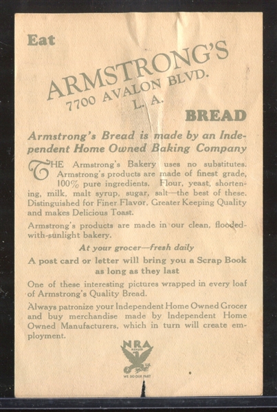 D97-2 Armstrong's Bread Mickey Mouse Recipes Unlisted Image