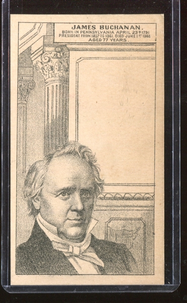 H602 Anonymous Presidents Trade Card - James Buchanan