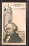 H602 Anonymous Presidents Trade Card - John Adams