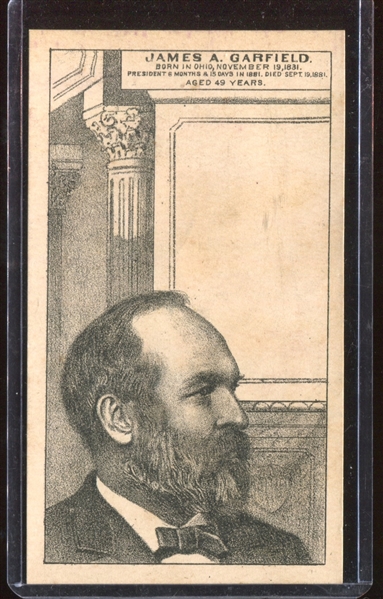 H602 Anonymous Presidents Trade Card - James Garfield