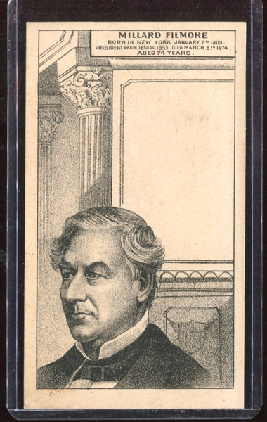 H602 Anonymous Presidents Trade Card - Millard Filmore