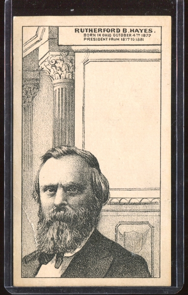 H602 Anonymous Presidents Trade Card - Rutherford B Hayes