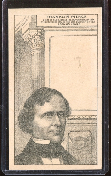 H602 Anonymous Presidents Trade Card - Franklin Pierce